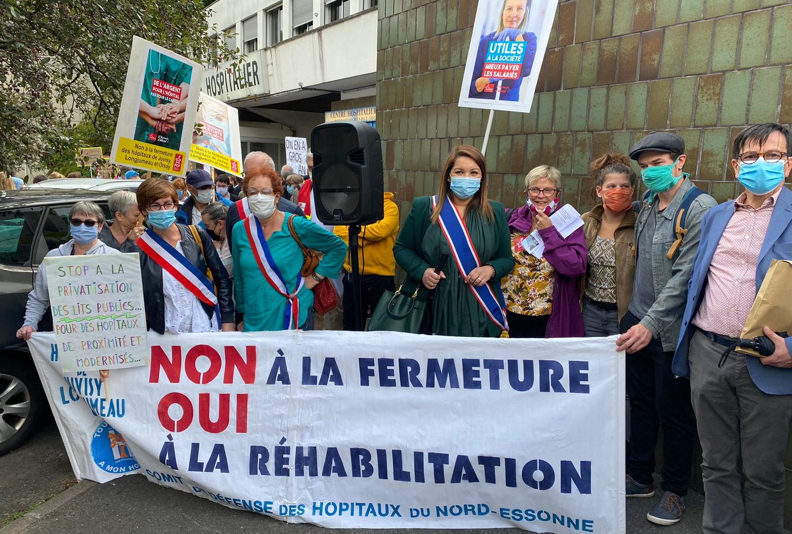 Refus de la municipalité de soutenir les hôpitaux du Nord-Essonne et le personnel soignant