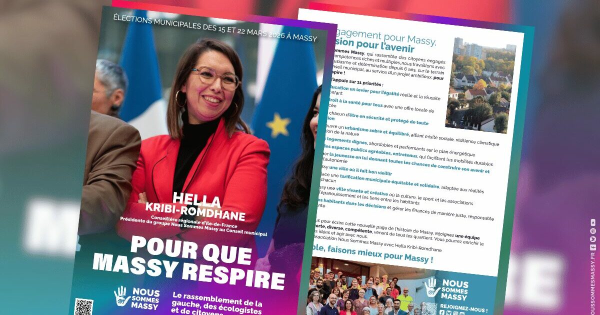 Un engagement pour Massy, une vision pour l’avenir