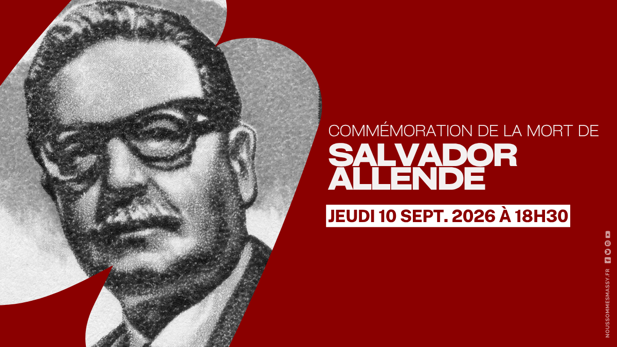 Commémoration de la mort du Président chilien Salvador Allende le 10 septembre 2026 à 18h30