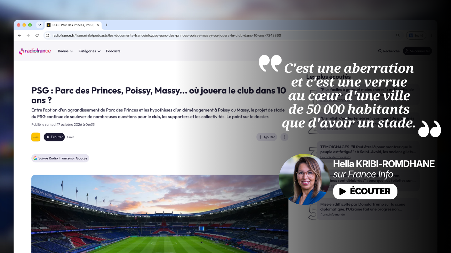 PSG : Parc des Princes, Poissy, Massy… où jouera le club dans 10 ans ? (France Info)