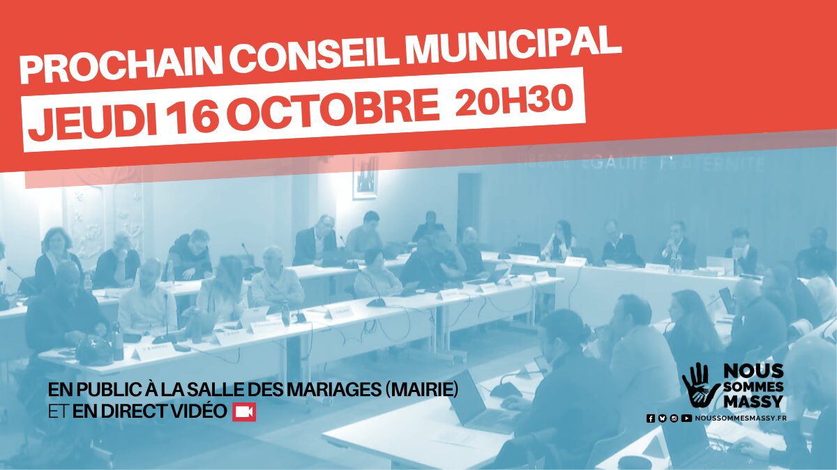 Conseil municipal du 16 octobre 2025