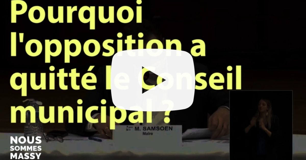 Pourquoi l’opposition a quitté le Conseil municipal jeudi 4 février ? (vidéo)