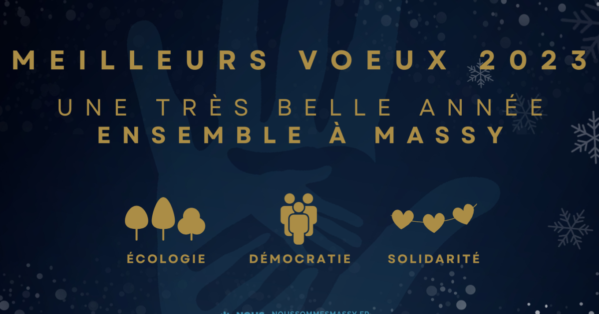 Très belle année 2023, ensemble à Massy ✨